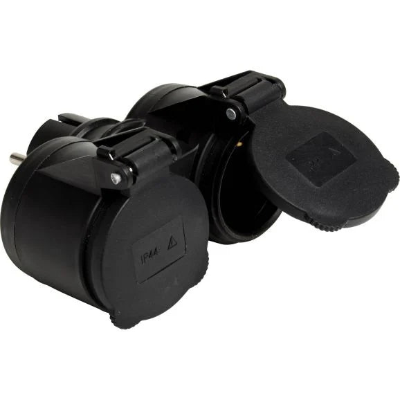 Gelia PLUG PLUG 2-V EARTH BLACK IP44