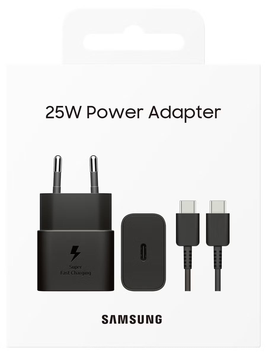 Samsung Power Adapter USB-C med laddkabel, 25 W