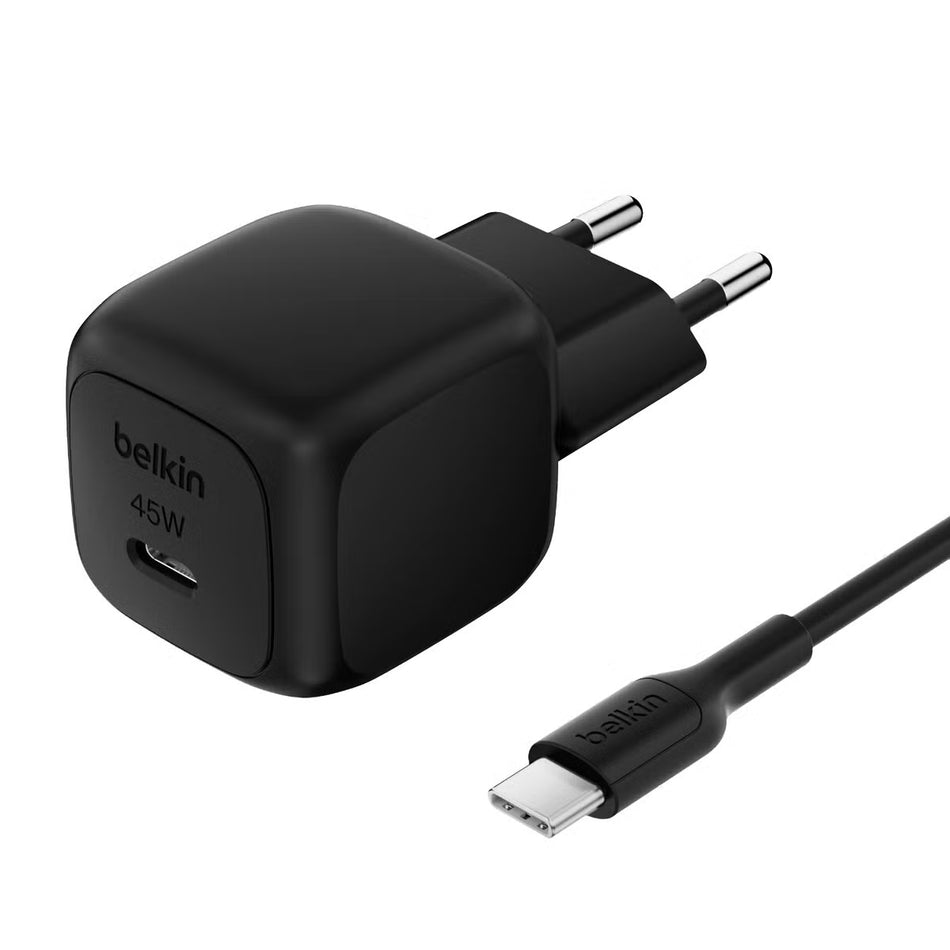 Belkin BoostCharge USB-C laddare 45W med kabel