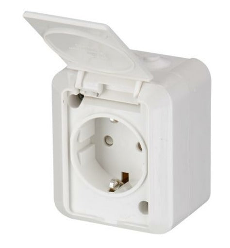 ABB VÄGGUTTAG 1-VÄGS MJ KAPSLAD UTP