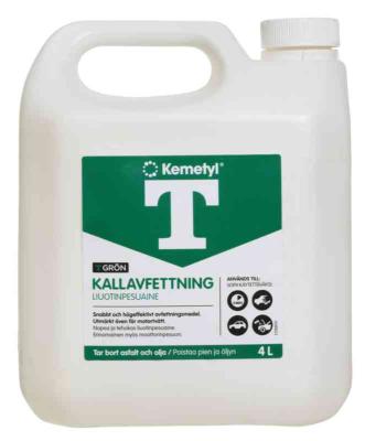 Avfettning Kemetyl T-Grön 4l