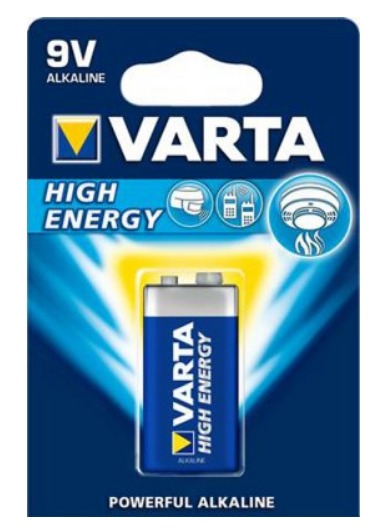 VARTA Batteri brandvarnare 9V High Energy 6LR61