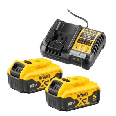 BATTERIKIT DEWALT DCB1104P2-QW 2X5,0 AH - 1 X DCB1104 LADDARE