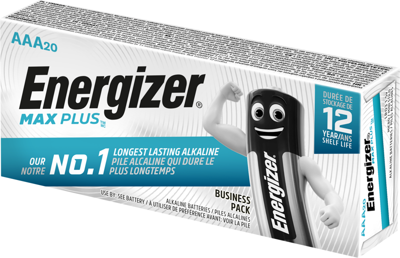 Energizer Max Plus AAA 20-pack