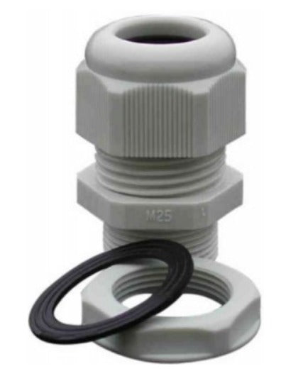 Förskruvning med mutter och packning IP68