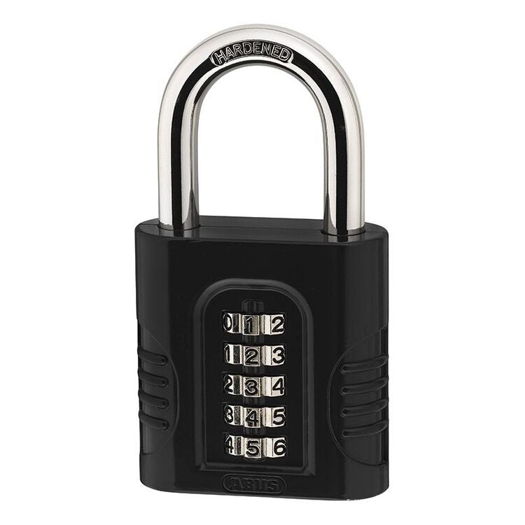 HÄNGLÅS KLASS 0 KOMBINATION ABUS 158/50 8MM 33MM 5 SIFFROR