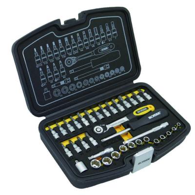 Socket wrench set Ironside 1/4", 35 parts
