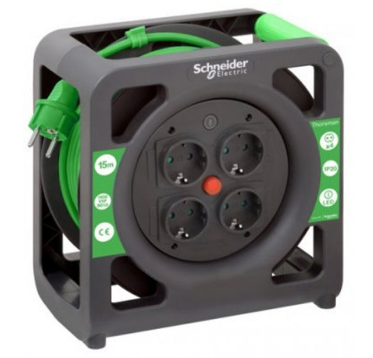 Cable reel 15m 3G1.0 IP20