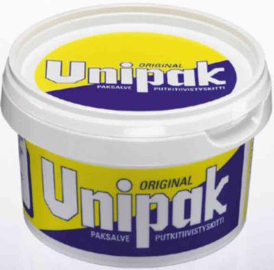 Sealing paste Unipak in a 360 gram jar