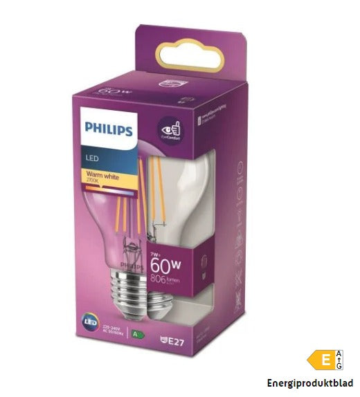 Philips LED Classic 60w norm e27 nd