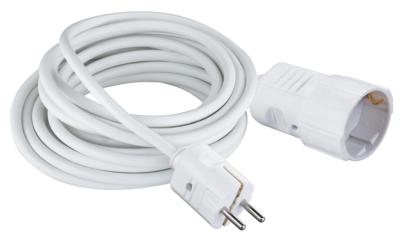 Splicing cord grounded white, 3 m