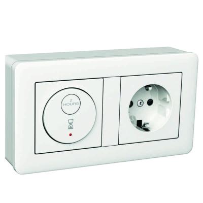 Schneider TIMER 2P M 1-WAY SOCKET UPL WHITE EXXACT PRIMO